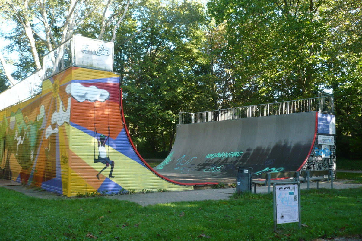 Halfpipe am Moosweiher